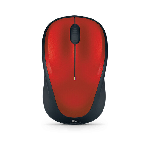 Logitech M235 - Draadloze Muis - 1 jaar batterijduur - Rood Tweedehands