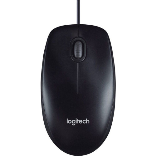 Logitech M90 - Bedrade Muis - Plug & Play - Zwart