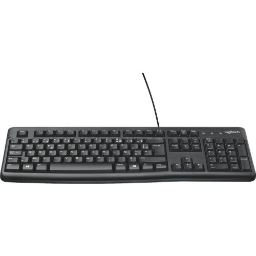 Logitech MK120 - Toetsenbord - Bedraad USB - AZERTY - Zwart