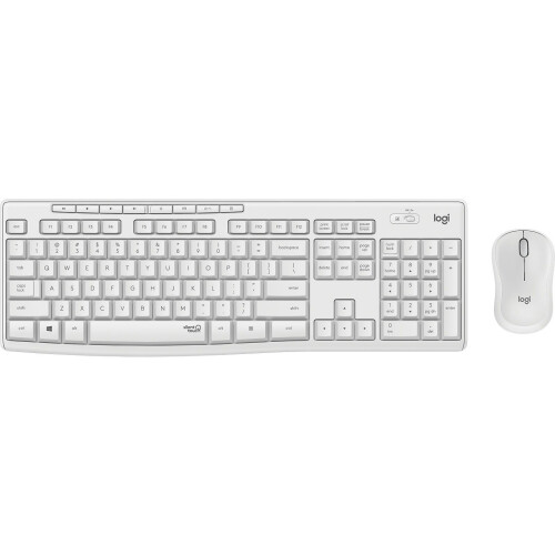 Logitech MK295 - Draadloos Toetsenbord en Muis Combo - QWERTZ DE - Wit Tweedehands