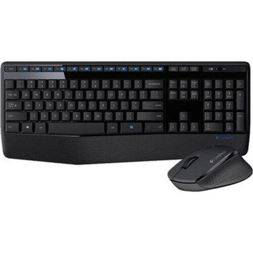 Logitech MK345 - Draadloos Toetsenbord en Muis Set - QWERTY US - Zwart Tweedehands