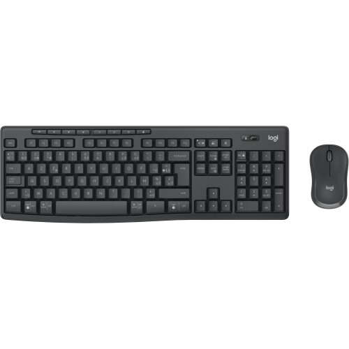 Logitech MK370 - Draadloze Combo - Morsbestendig toetsenbord en stille muis - Azerty BE
