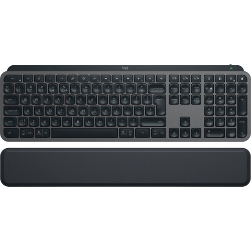 Logitech MX Keys S - Draadloos Toetsenbord - Polssteun - Qwertz DE - Grafiet Tweedehands