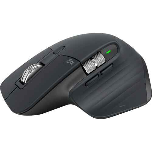 Logitech MX Master 3 - Draadloze muis - MagSpeed scrollen en Darkfield tracking - Grafiet Tweedehands