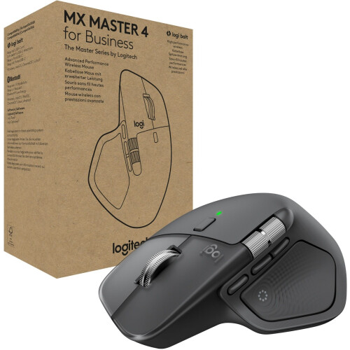Logitech MX Master 4 - Draadloze muis - 8000 DPI - 8 programmeerbare knoppen