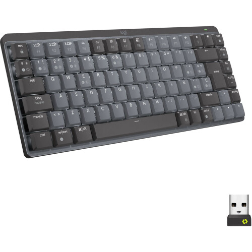 Logitech MX Mechanical Mini - Mechanisch Toetsenbord - Draadloos - Slimme Verlichting - Qwerty US