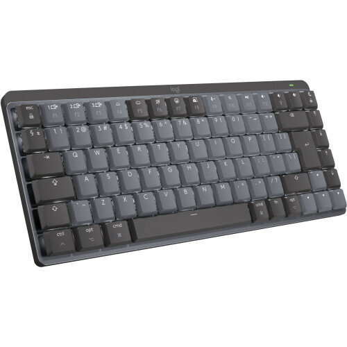 Logitech MX Mechanical Mini voor Mac - Draadloos Toetsenbord - Ergonomisch met Slimme Verlichting - Donkergrijs Tweedehands