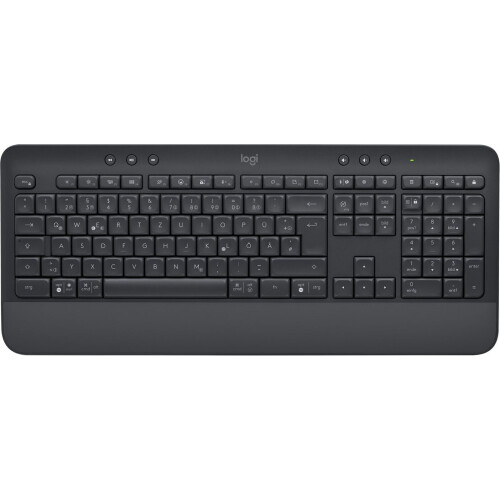 Logitech Signature K650 - Draadloos Toetsenbord - Geïntegreerde handsteun en 36 maanden batterijduur - Grafiet