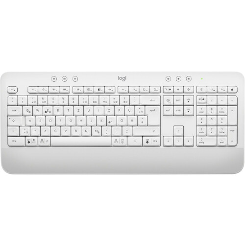 Logitech Signature K650 - Draadloos Toetsenbord - Geïntegreerde handsteun en sneltoetsen - Wit