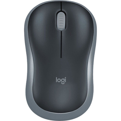Logitech Wireless Mouse M185 - Draadloos - 1.000dpi - Zwart/grijs
