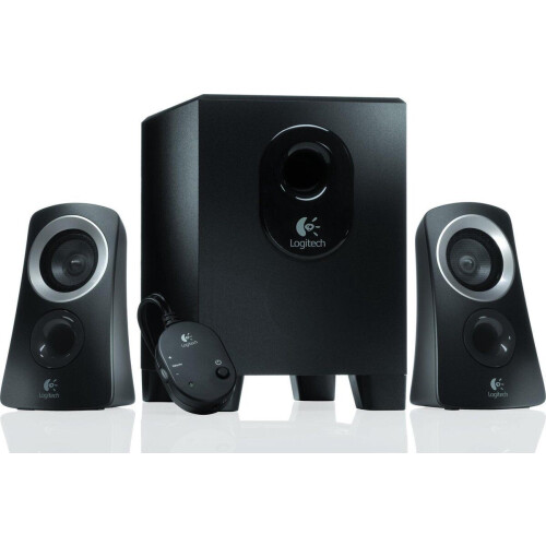 Logitech Z313 - 2.1 Speakersysteem - 25 Watt RMS - Zwart Tweedehands