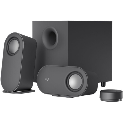 Logitech Z407 - Desktopspeakers 2.1 - 80W piekvermogen - Bluetooth USB-A 3,5mm ingang Tweedehands
