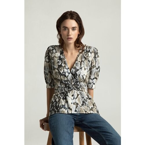 Lovjoi dames vegan Blouse Lillmor Python Tweedehands