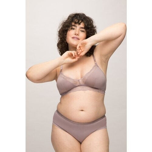 LOVJOI dames vegan Bralette Stipa Zacht Lila Tweedehands