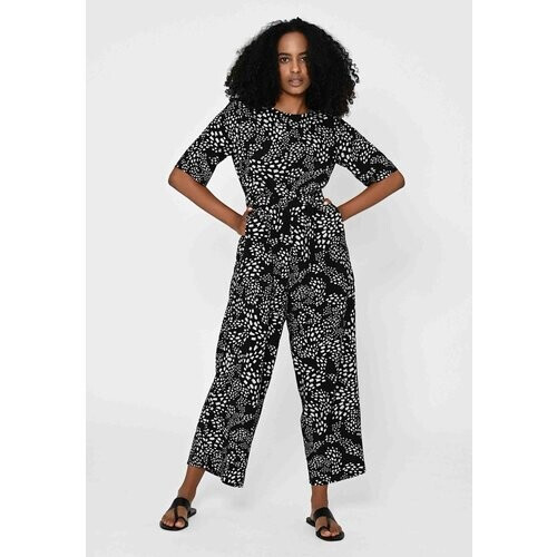 LOVJOI dames vegan Jumpsuit Diplora Stream Zwart Tweedehands
