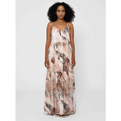 LOVJOI dames vegan Maxi Jurk Tapajo Marmer Tweedehands