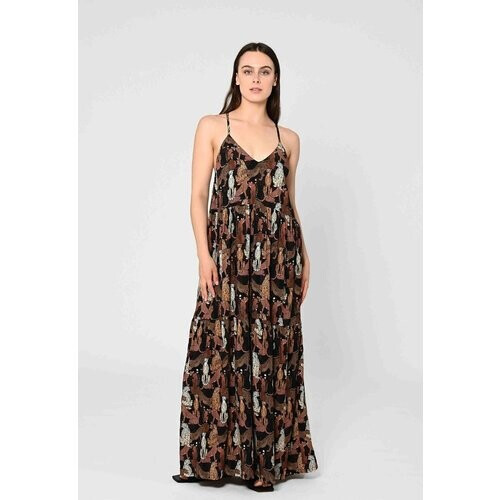 LOVJOI dames vegan Maxi Jurk Tapajo Wild Cats Tweedehands