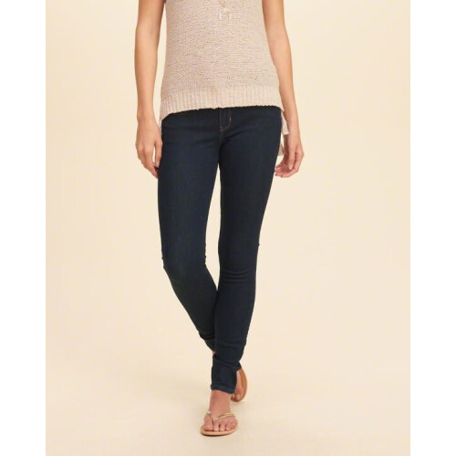 LOW RISE DARK SKINNY FIT - Meisjes - Maat 7R Tweedehands