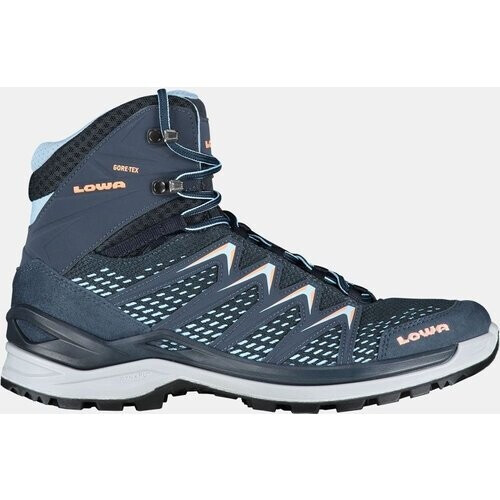 Lowa Innox Pro GTX Mid Wandelschoenen Dames Middenblauw/Zalmroze Tweedehands