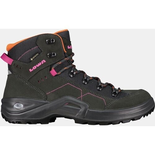 Lowa Kody III GTX Mid Wandelschoenen Tiener Donkergrijs/Turkoois Tweedehands
