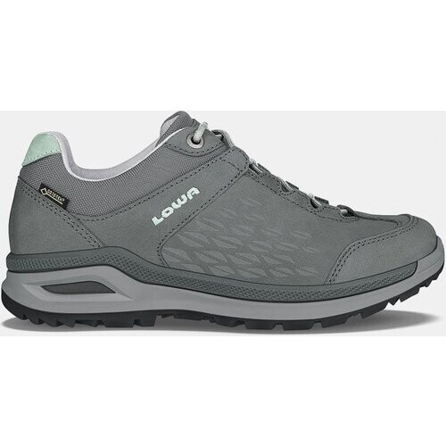 Lowa Locarno GTX Lo Wandelschoenen Dames Middengrijs/Lichtgroen Tweedehands