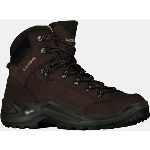 Lowa Renegade LL Mid Leather Wandelschoenen Donkerbruin Tweedehands