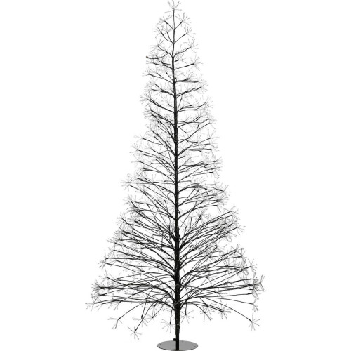 Luca Lighting Lichtboom Buiten - H210 x Ø100 cm - 3000 micro LED-lampjes - Zwart Tweedehands