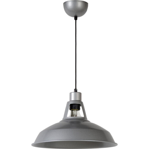 Lucide BRASSY-BIS - Hanglamp -Ø 31 cm - E27 - Dimbaar - Grijs Tweedehands