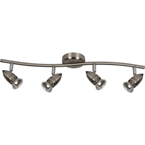Lucide CARO - Plafondspot - 4x50W Dimbaar - Mat chroom