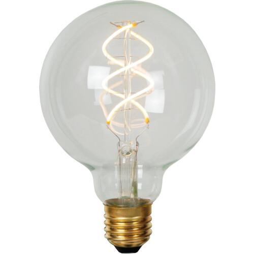 Lucide G95 - LED Filament lamp - Dimbaar - E27 - 4,9W 2700K -Ø 9,5 cm