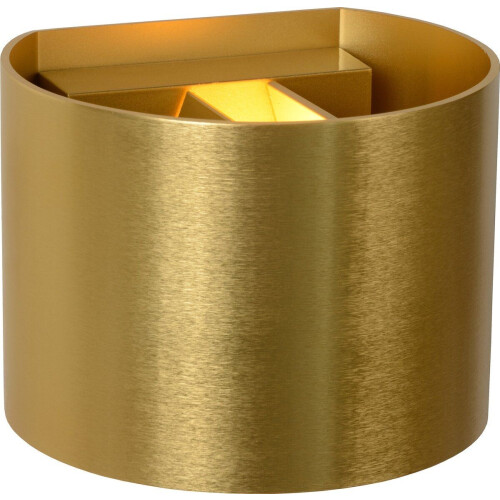 Lucide XIO - Wandlamp - LED Dimbaar G9 1x3,5W 2700K - Verstelbare stralingshoek - Mat Goud / Messing Tweedehands