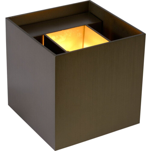 Lucide XIO - Wandlamp - LED Dimbaar G9 1x4W 2700K - Verstelbare stralingshoek - Roest bruin Tweedehands