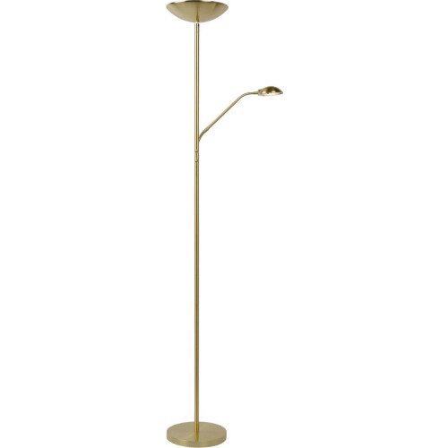 Lucide ZENITH - Leeslamp - LED Dimbaar 3000K - Mat Goud / Messing