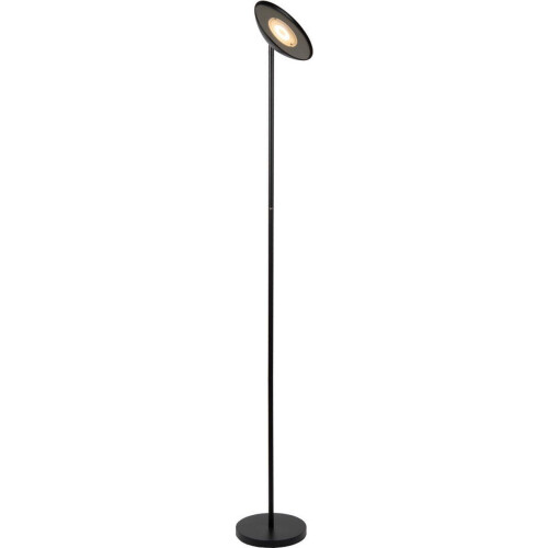 Lucide ZENITH - Vloerlamp - LED Dimbaar 1x20W 3000K - Zwart Tweedehands