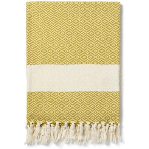 Luks unisex vegan Peshtemal Damla Pickle Geel 100 X 180 Cm Tweedehands