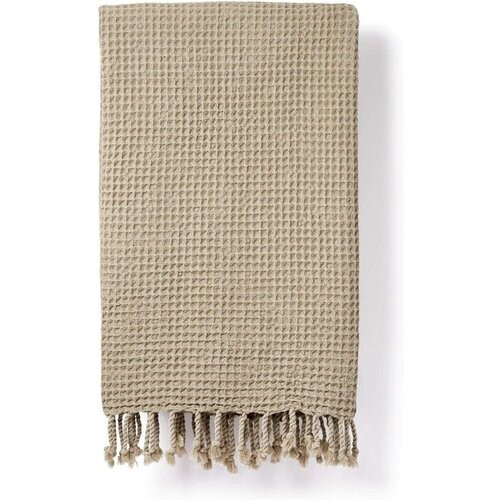 Luks unisex vegan Peshtemal Rulo Beige Tweedehands