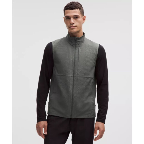 Lululemon Grid Fleece Full-Zip Vest - maat M - waterafstotend - Palm Deco