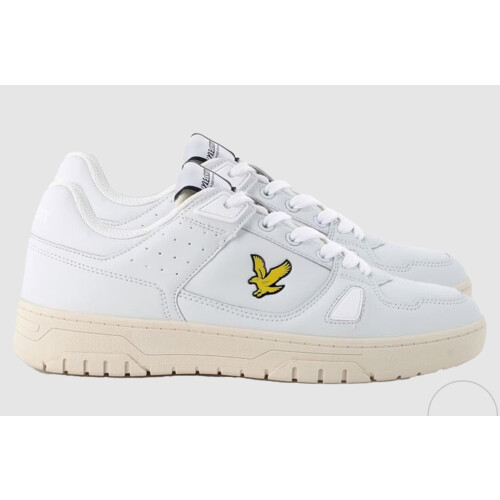 Lyle&Scott Evanton III - Sneakers - Trendy retro - Wit - Maat 45 Tweedehands