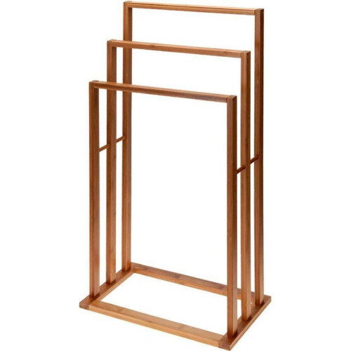 Made4Home - Handdoekrek Bamboe - 3 stangen - 40x24x82CM Tweedehands