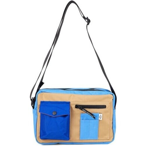 Mads Nørgaard dames vegan Schoudertas Bel One Cappa Mix Belge/Blauw Tweedehands