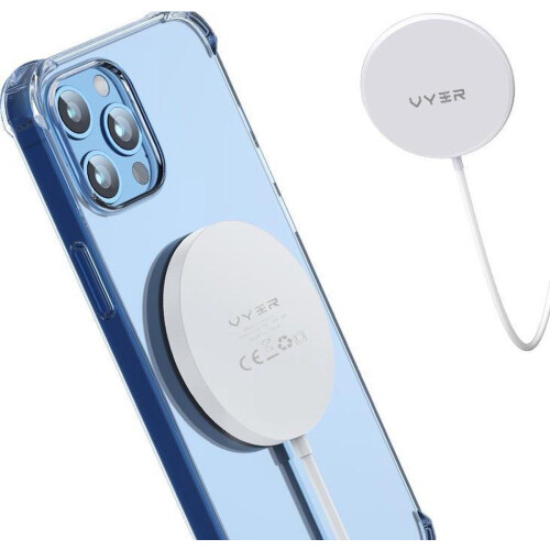 Magsafe Draadloze Oplader - Wireless Oplader met Magneet - iPhone 12 Mini/Pro/Pro Max - Magnetisch opladen - 15W - USB-C oplader - GSM oplader Tweedehands