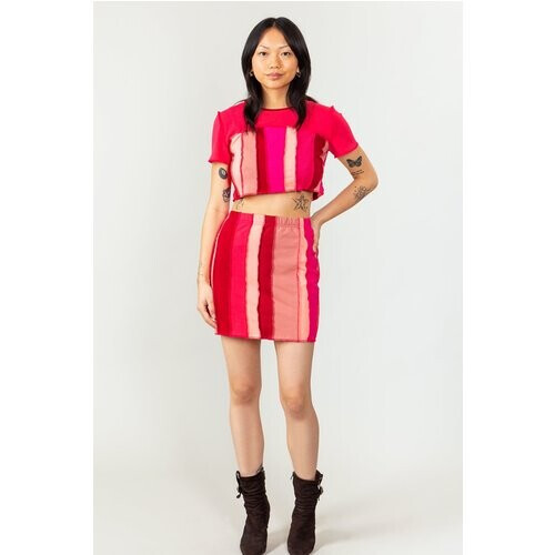 MAHLA dames vegan Bloom Patchwork Rok Tweedehands