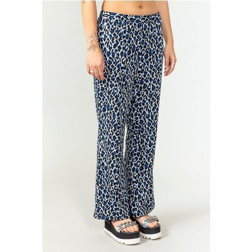 MAHLA dames vegan Daria Broek Blauw Luipaard Tweedehands