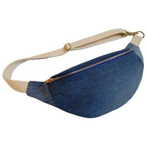 MAHLA dames vegan Heuptas Phoenix Midi Blauw Denim Tweedehands