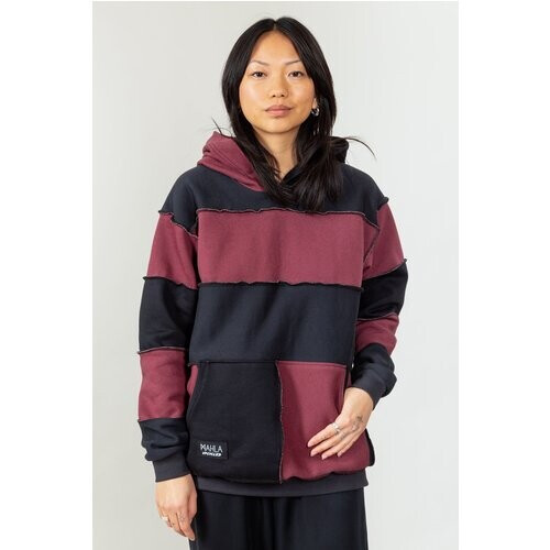 MAHLA dames vegan Polly Patchwork-Hoodie Tweedehands