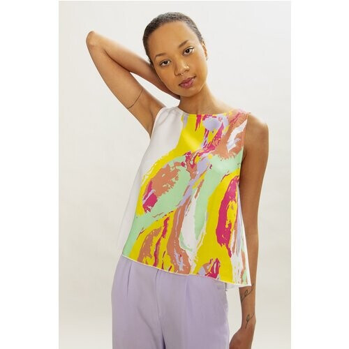 MAHLA dames vegan Top Funkydelica Veelkleurig