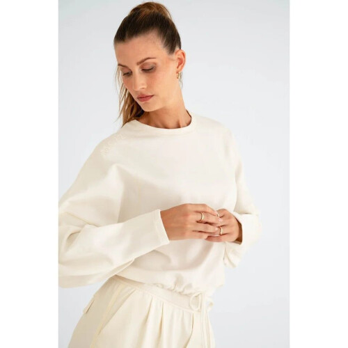 Maicazz SELMA - Sweatshirt - Tijdloze uitstraling - Off White - Maat S