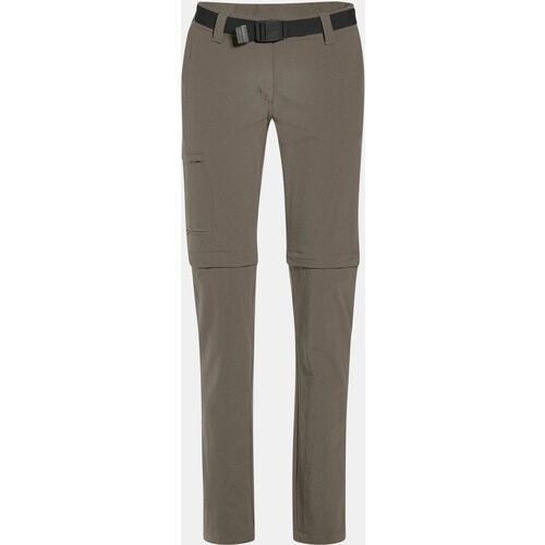 Maier Sports Inara Slim Zip Broek Dames Middenkaki Tweedehands