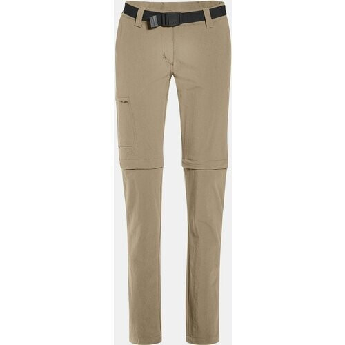 Maier Sports Inara Slim Zip Broek Dames Zandbruin Tweedehands