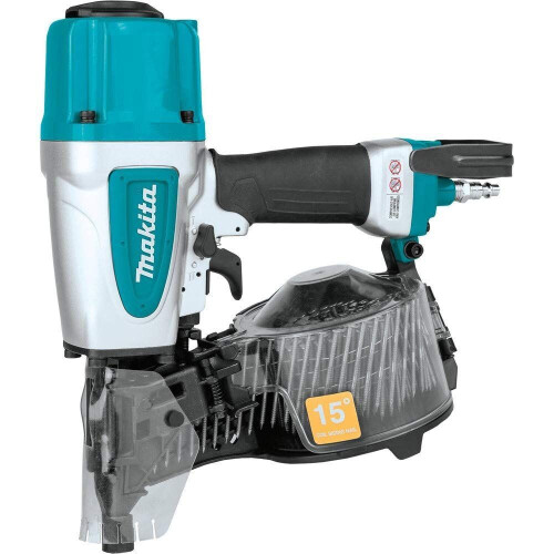 Makita AN613 - Pneumatische spijkermachine - Diepte-instelling - Geschikt voor spijkers 38-65 mm Tweedehands